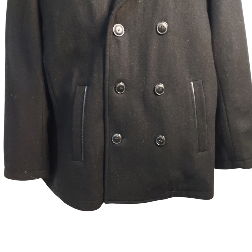 Great pre-owned condition.Black color.Wool blend.Double breasted.Size: XLP - Picture 4 of 10